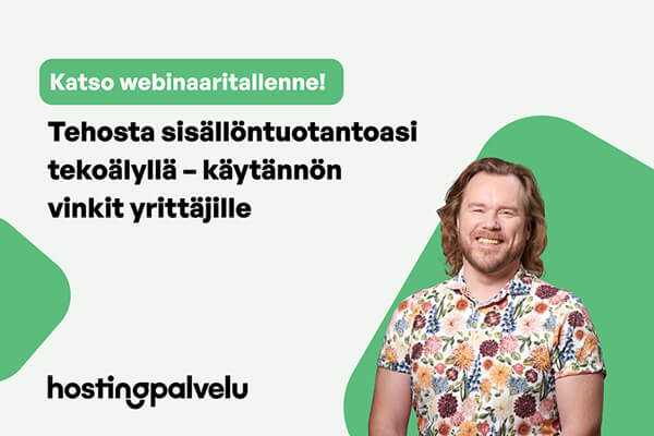 Tekoälywebinaaritallenne